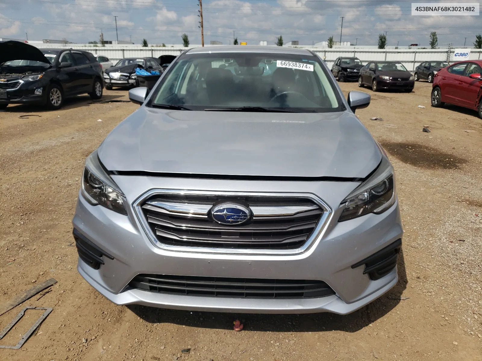 2019 Subaru Legacy 2.5I Premium VIN: 4S3BNAF68K3021482 Lot: 66938374