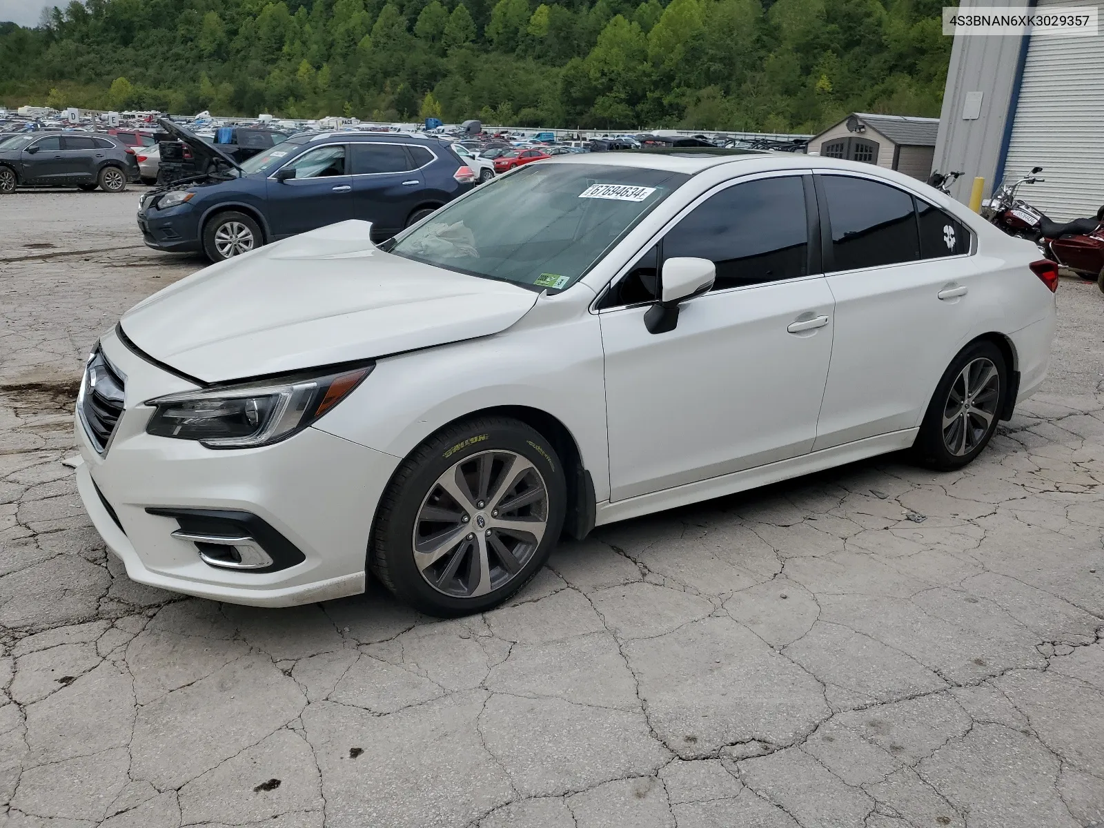 2019 Subaru Legacy 2.5I Limited VIN: 4S3BNAN6XK3029357 Lot: 67694634