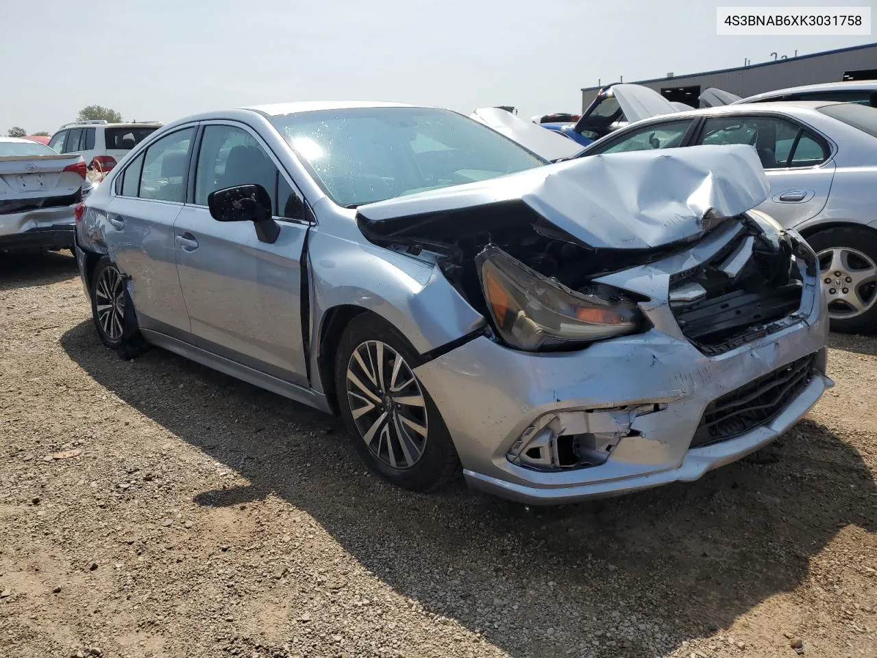 2019 Subaru Legacy 2.5I VIN: 4S3BNAB6XK3031758 Lot: 68378414