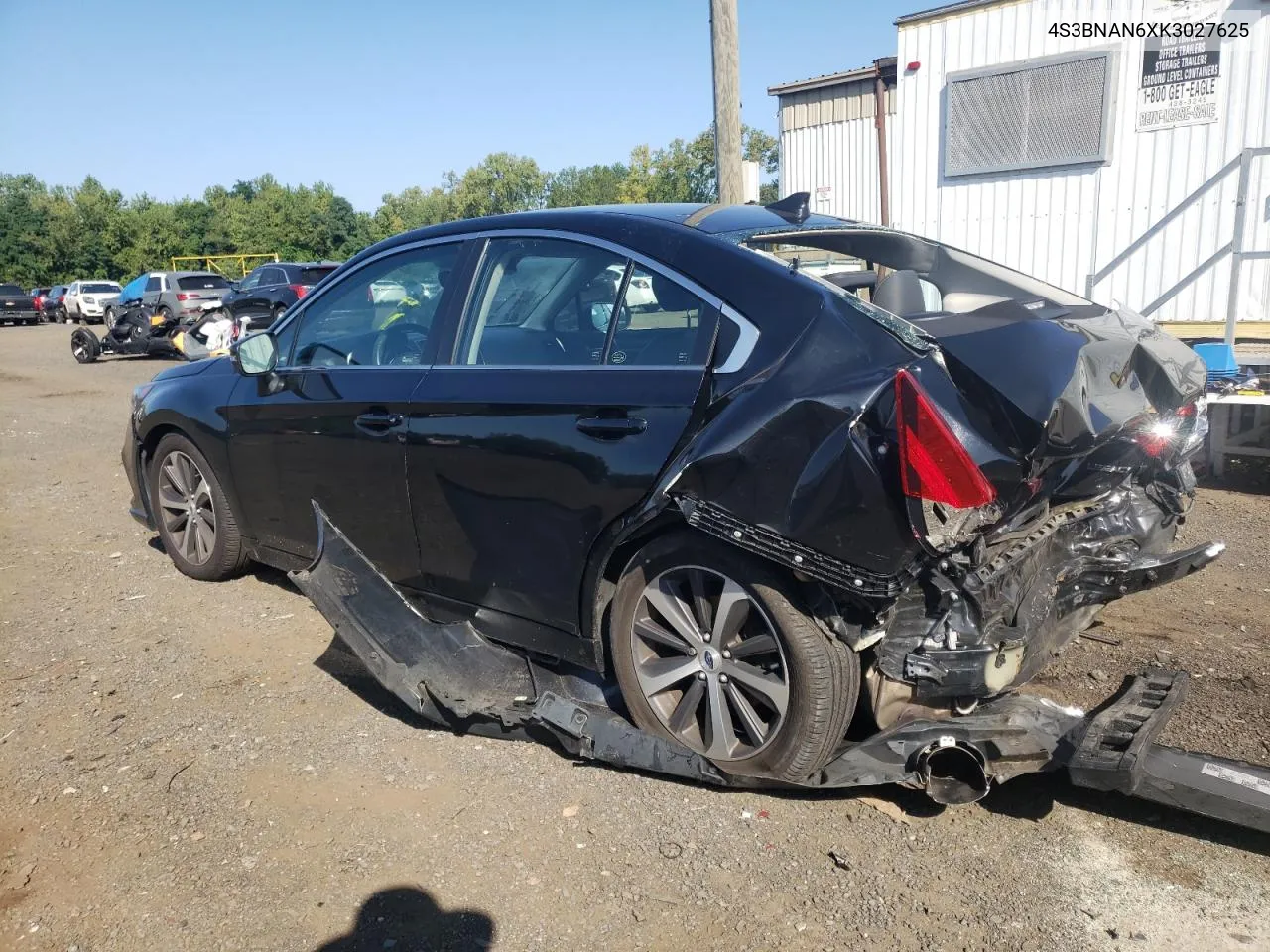 2019 Subaru Legacy 2.5I Limited VIN: 4S3BNAN6XK3027625 Lot: 68706984