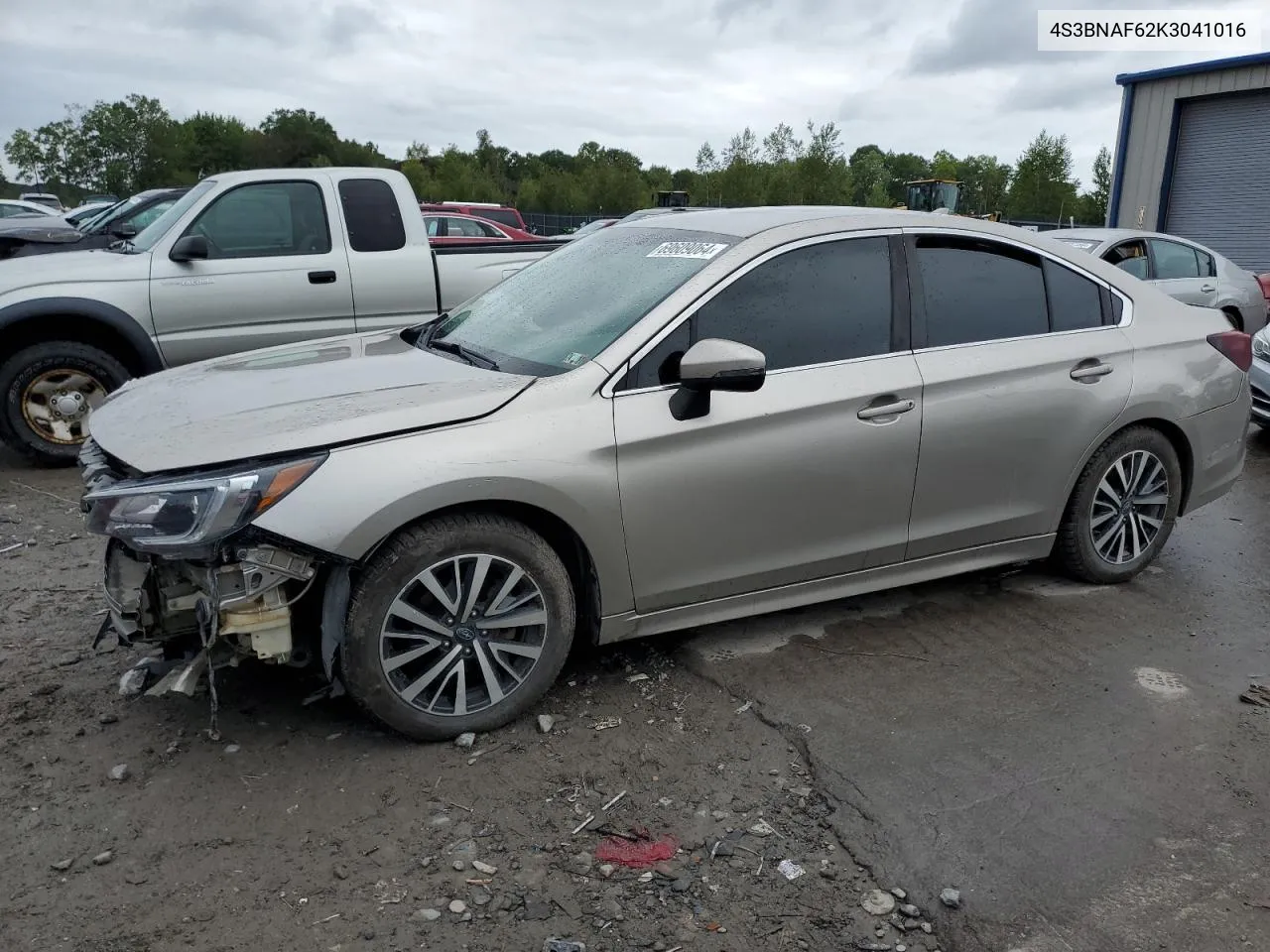 2019 Subaru Legacy 2.5I Premium VIN: 4S3BNAF62K3041016 Lot: 69609064