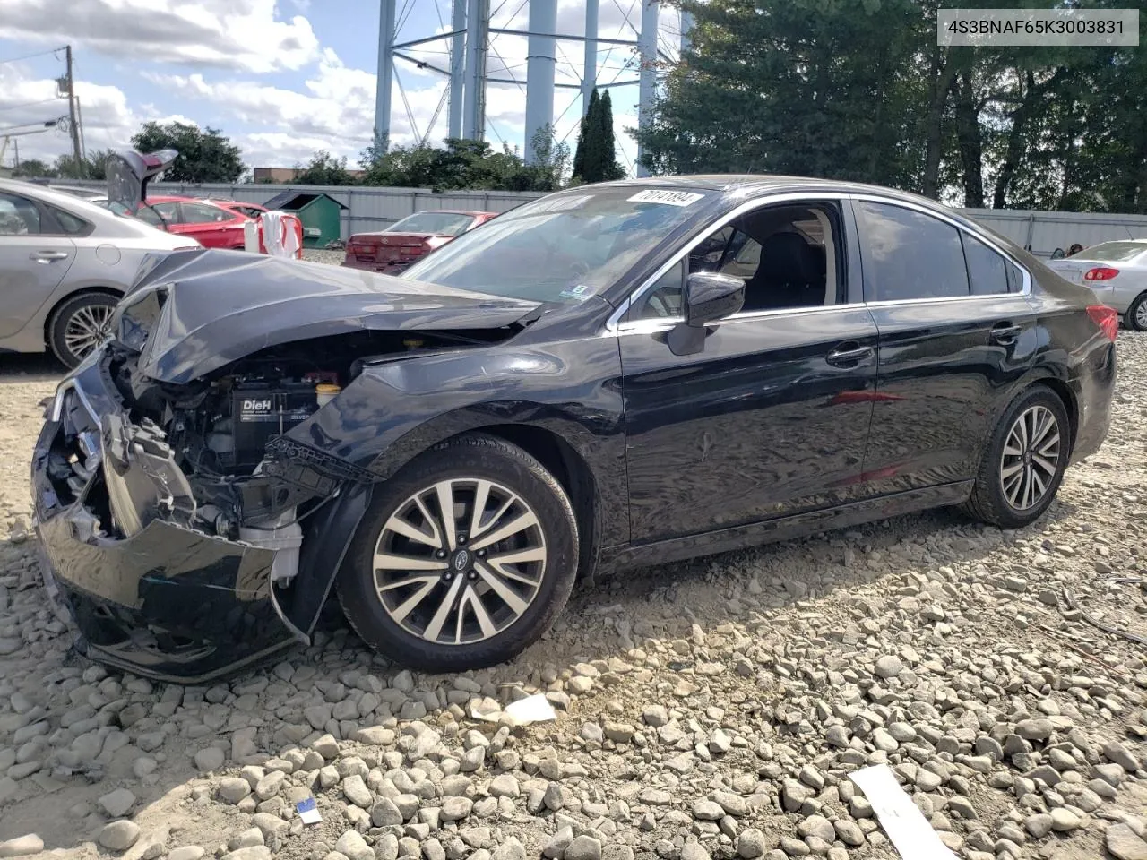 2019 Subaru Legacy 2.5I Premium VIN: 4S3BNAF65K3003831 Lot: 70141894