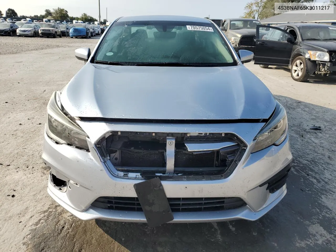 2019 Subaru Legacy 2.5I Premium VIN: 4S3BNAF65K3011217 Lot: 70575054