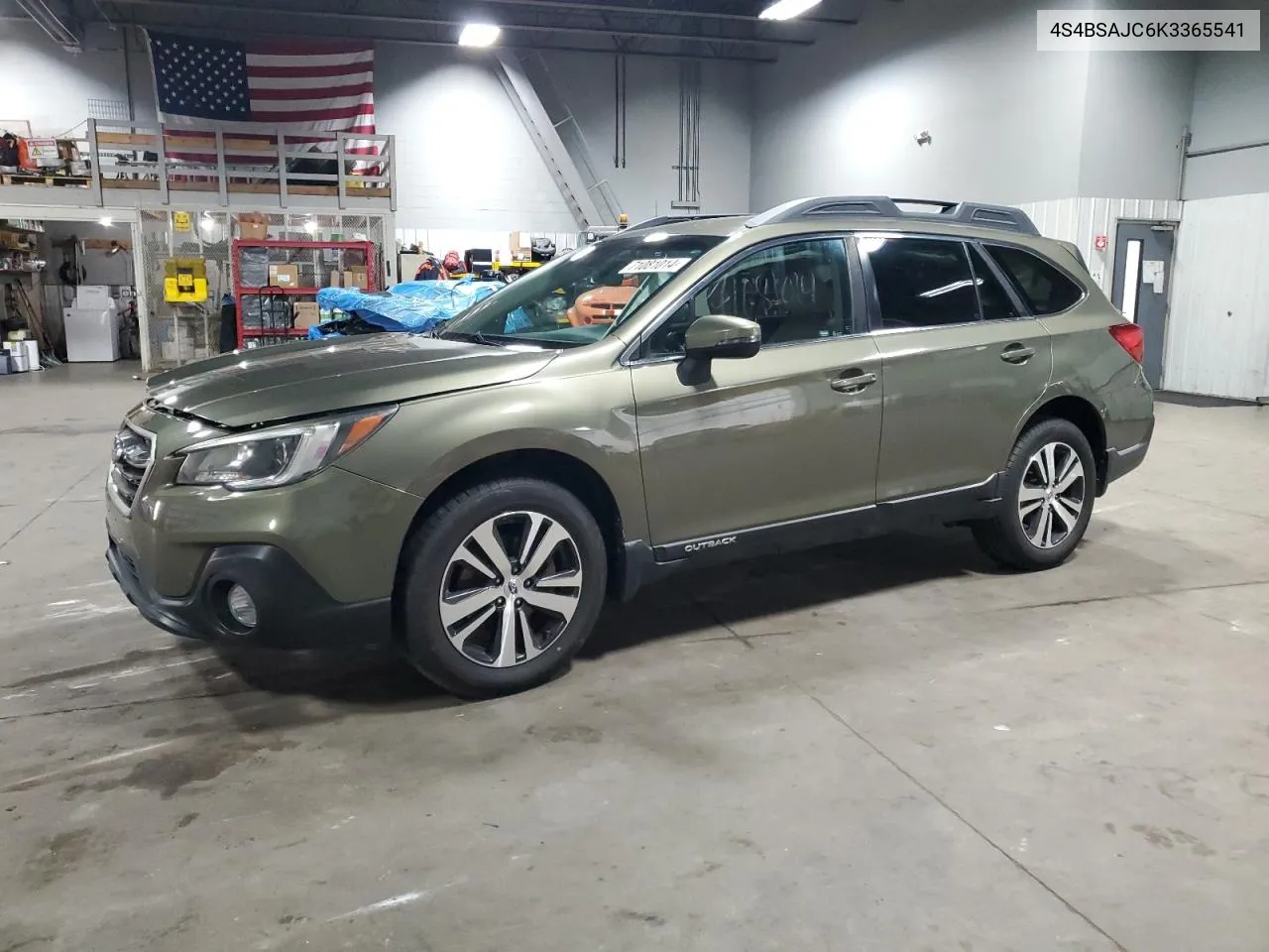 2019 Subaru Outback 2.5I Limited VIN: 4S4BSAJC6K3365541 Lot: 71081014