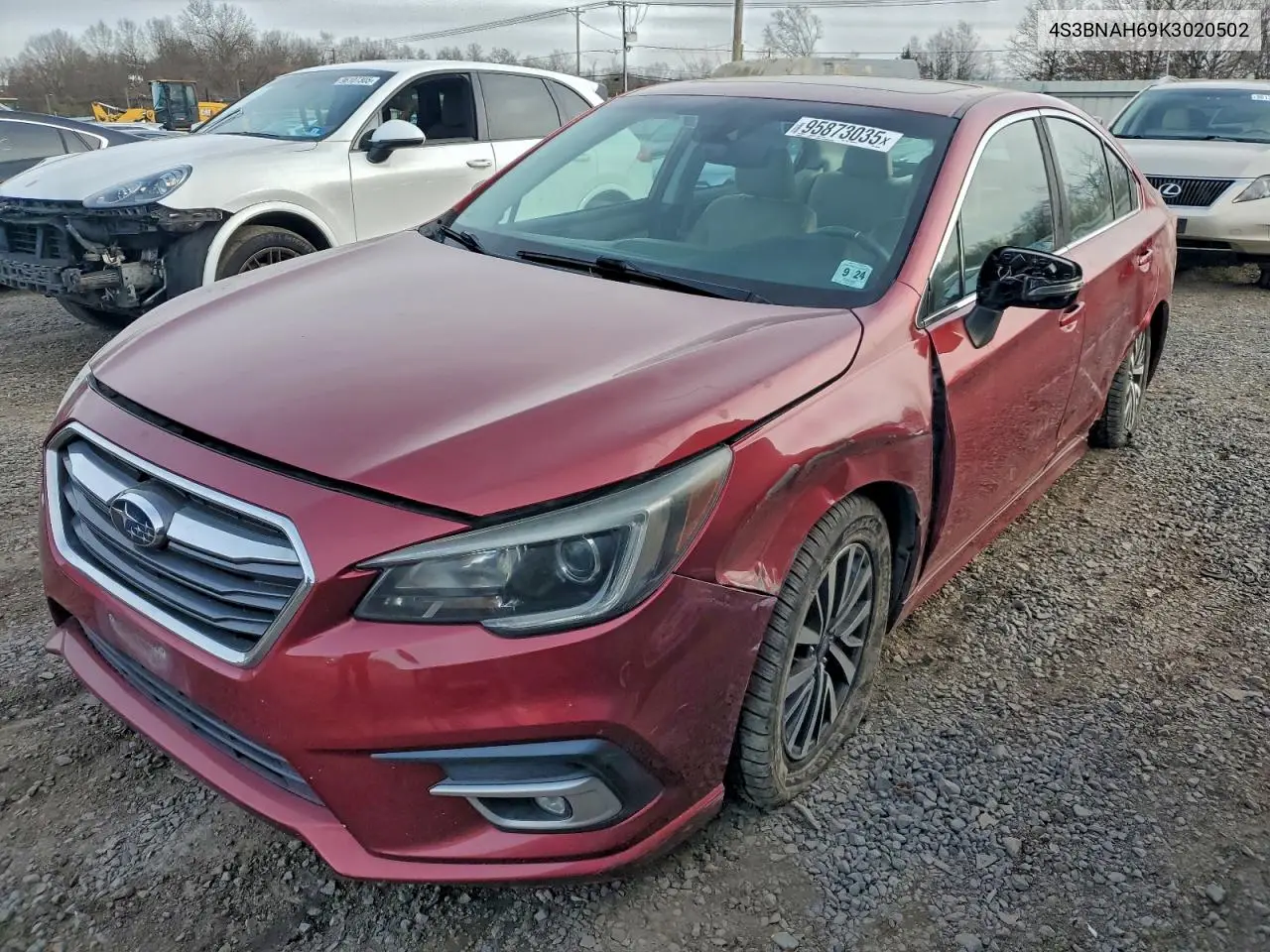 4S3BNAH69K3020502 2019 Subaru Legacy 2.5I Premium