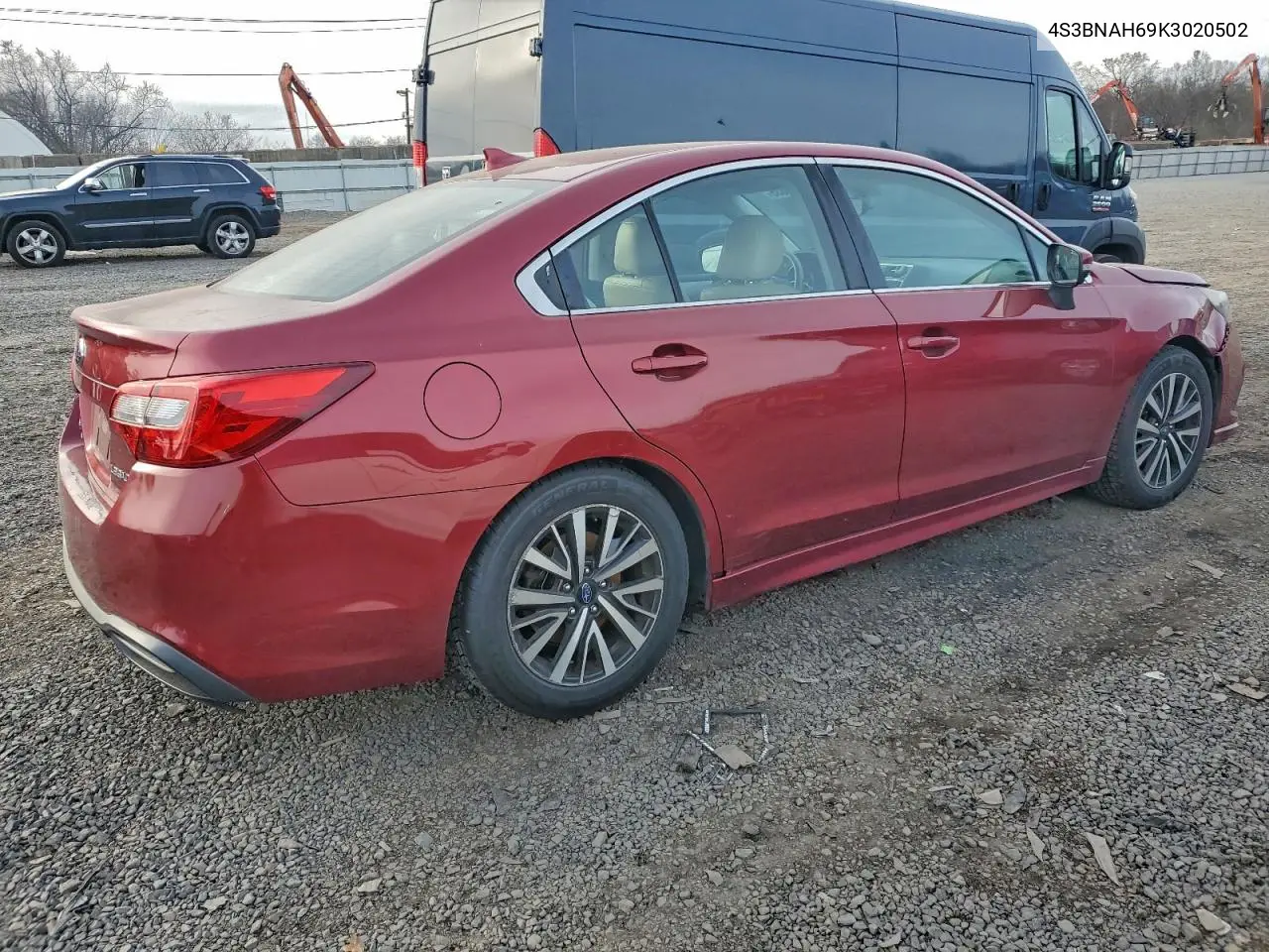 4S3BNAH69K3020502 2019 Subaru Legacy 2.5I Premium