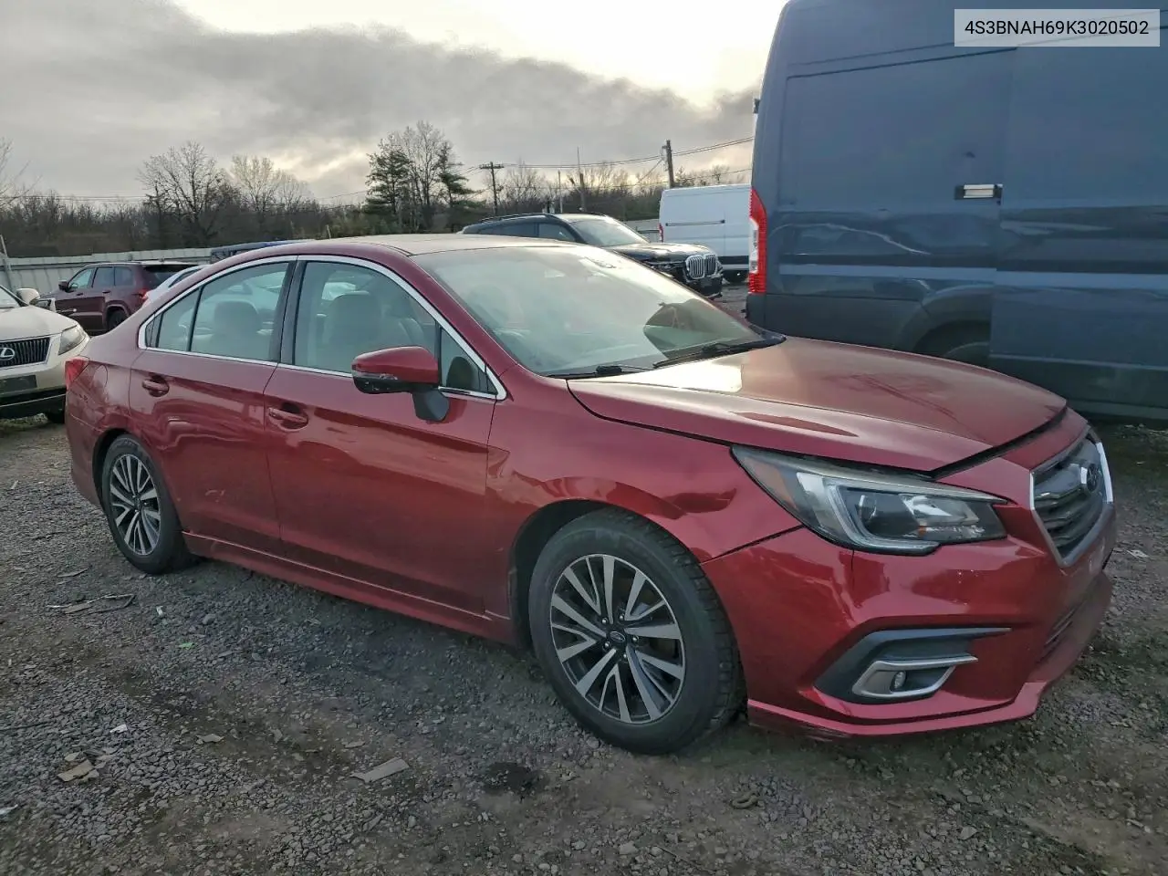 4S3BNAH69K3020502 2019 Subaru Legacy 2.5I Premium