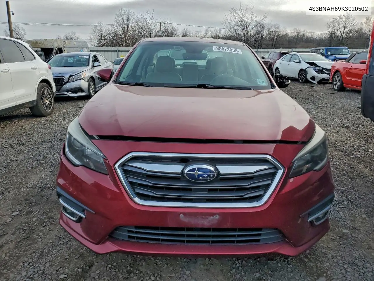 4S3BNAH69K3020502 2019 Subaru Legacy 2.5I Premium