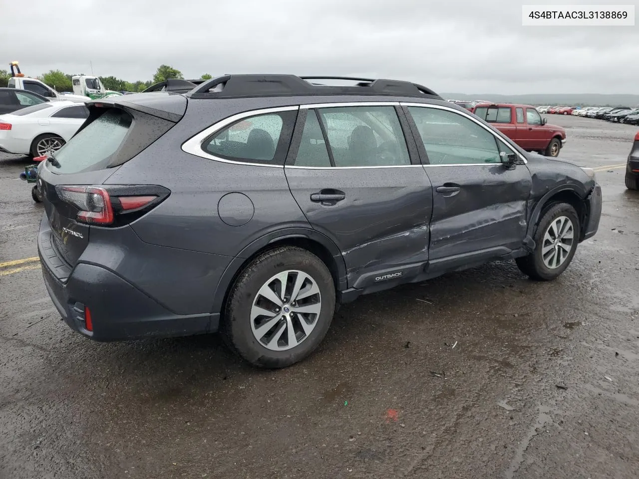 2020 Subaru Outback VIN: 4S4BTAAC3L3138869 Lot: 54581734