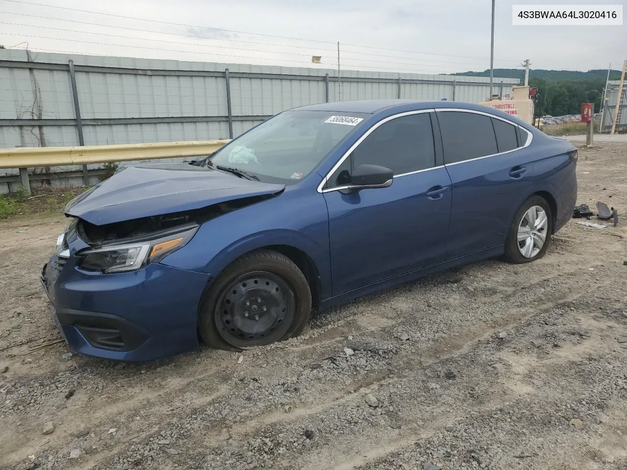 4S3BWAA64L3020416 2020 Subaru Legacy