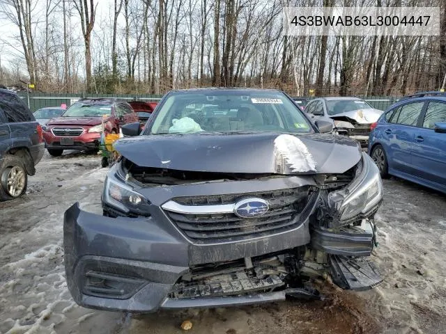 4S3BWAB63L3004447 2020 Subaru Legacy