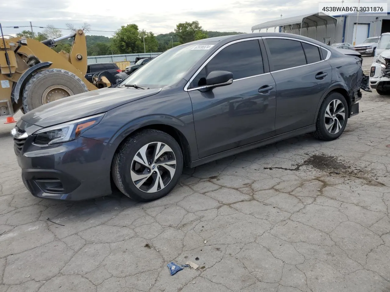 2020 Subaru Legacy VIN: 4S3BWAB67L3031876 Lot: 62036524