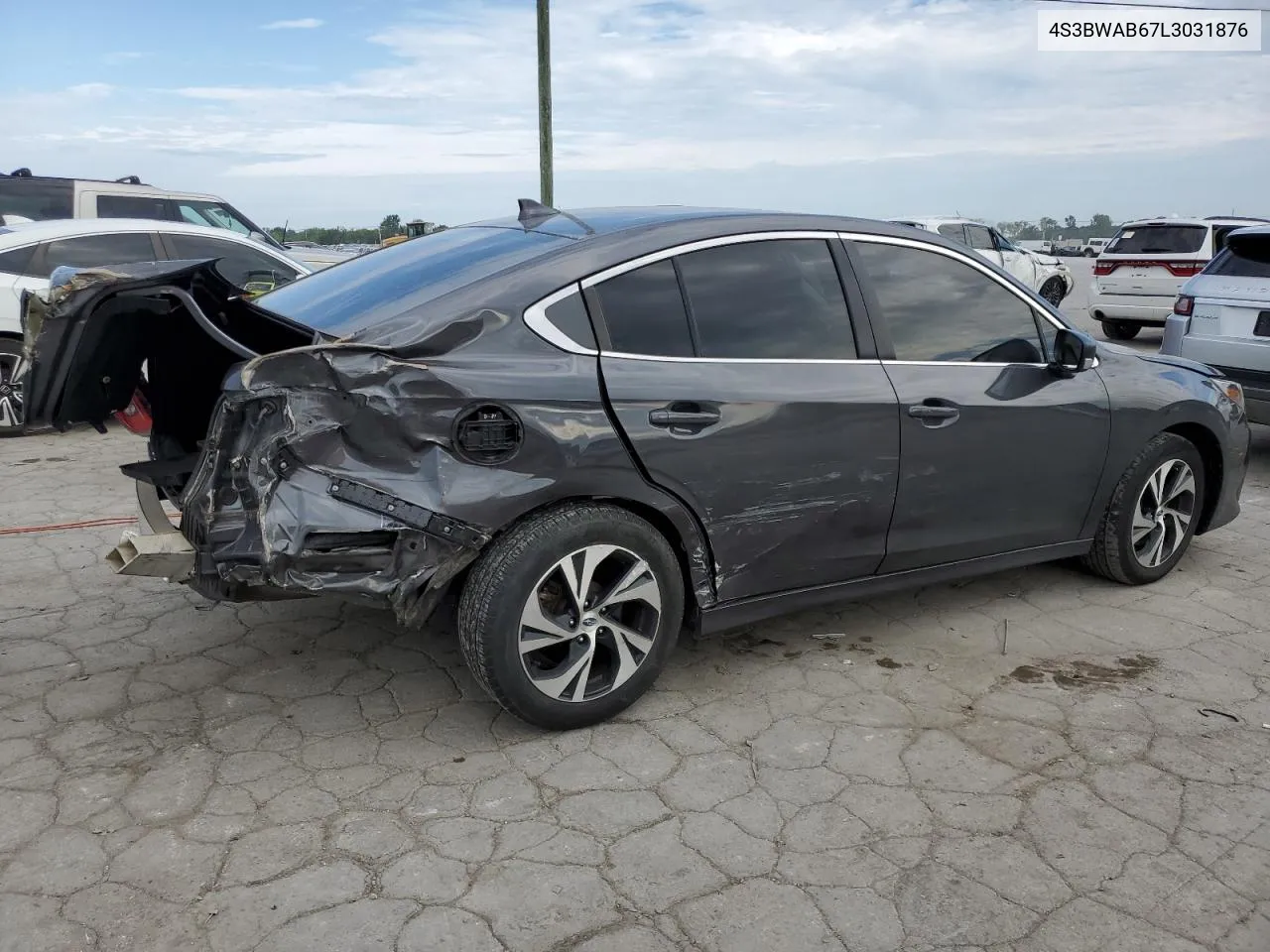 2020 Subaru Legacy VIN: 4S3BWAB67L3031876 Lot: 62036524