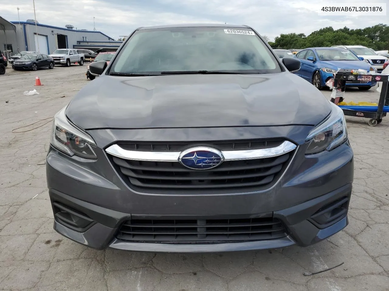 2020 Subaru Legacy VIN: 4S3BWAB67L3031876 Lot: 62036524