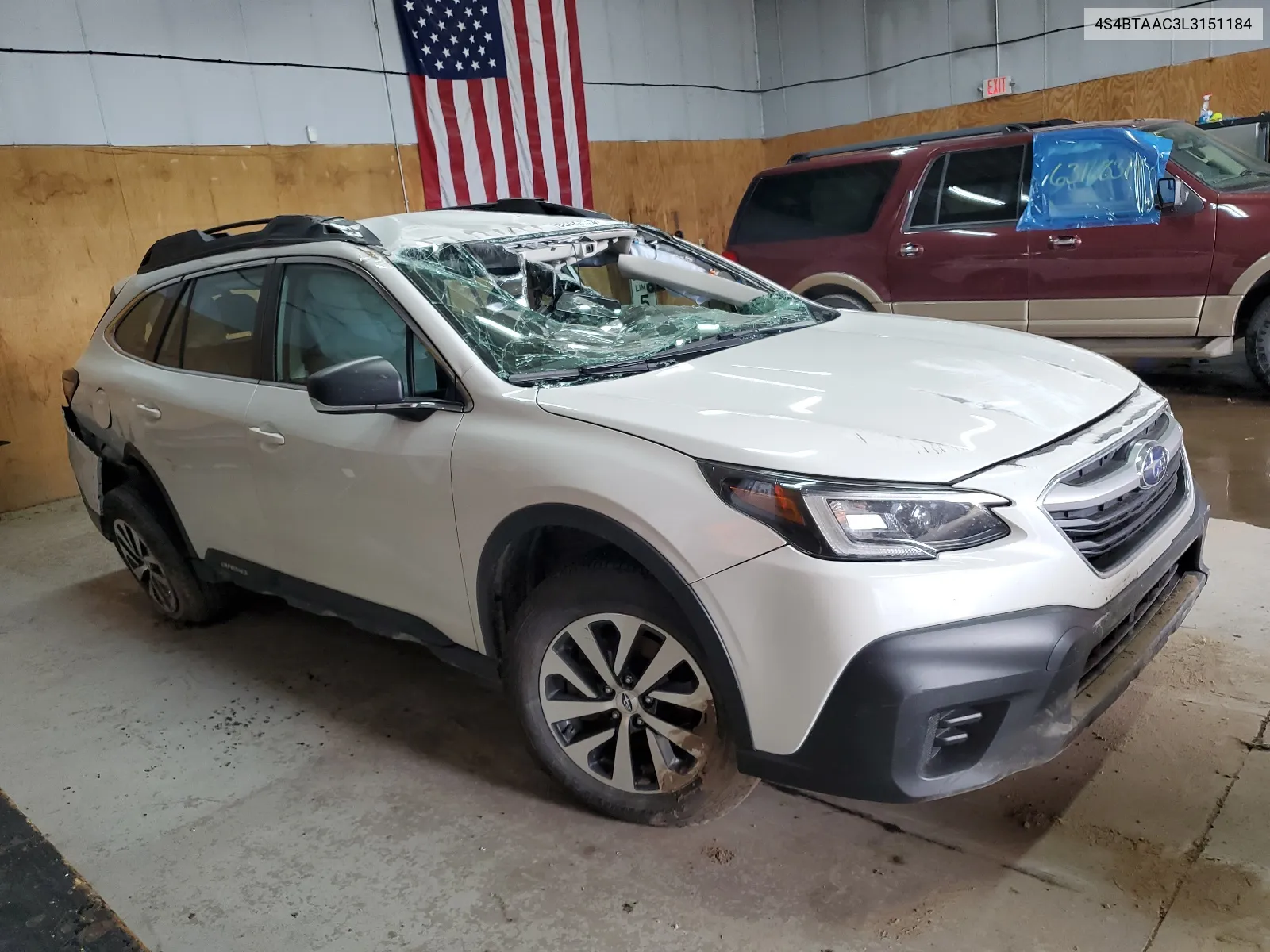 2020 Subaru Outback VIN: 4S4BTAAC3L3151184 Lot: 62823554