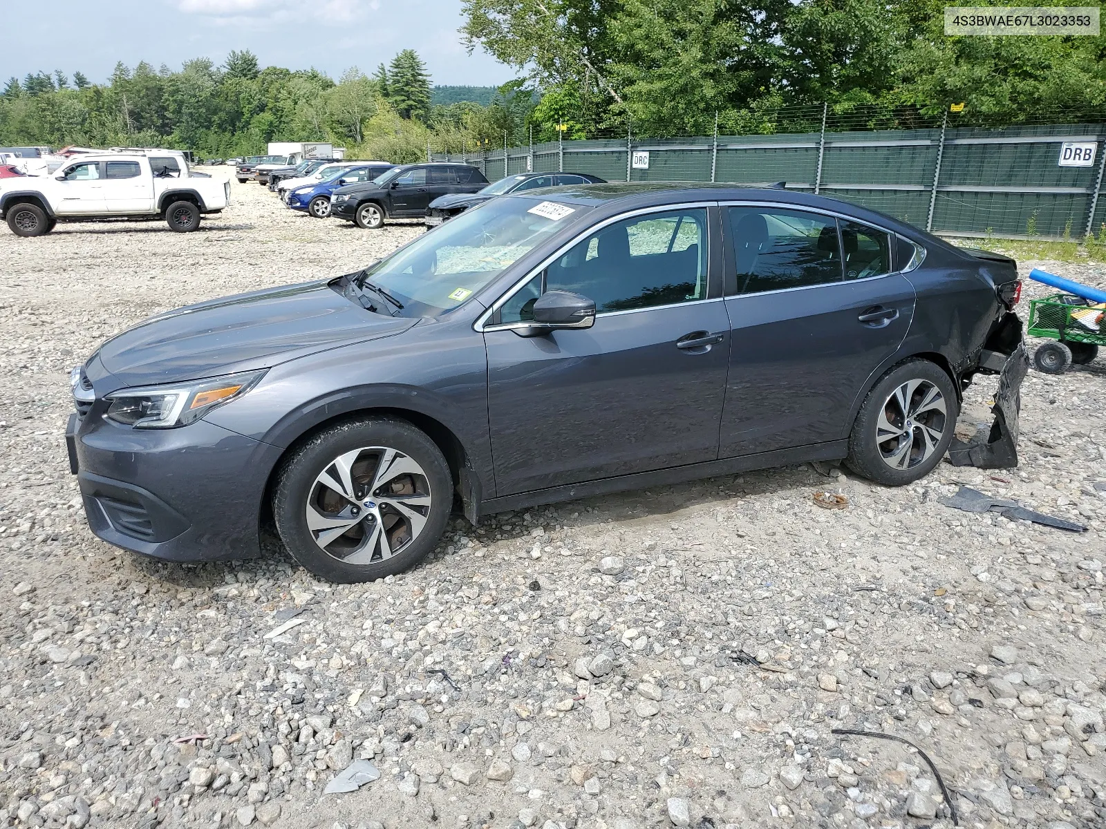 2020 Subaru Legacy Premium VIN: 4S3BWAE67L3023353 Lot: 65205814