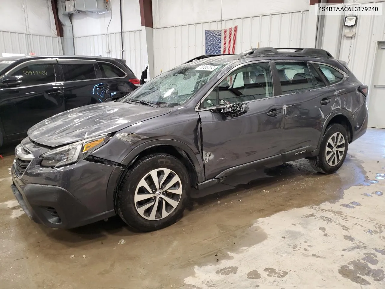 2020 Subaru Outback VIN: 4S4BTAAC6L3179240 Lot: 70328154