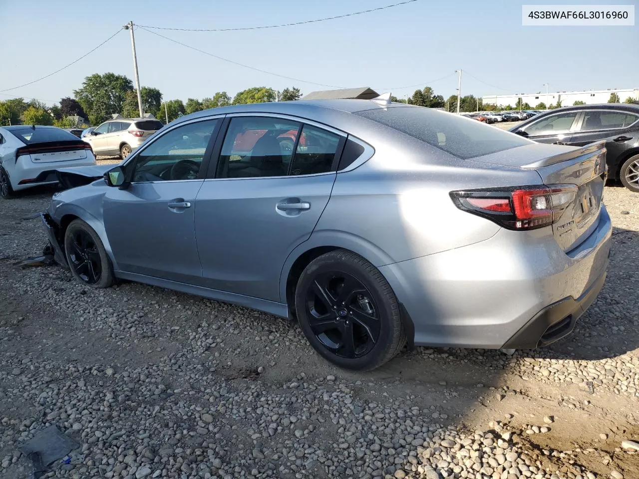 2020 Subaru Legacy Sport VIN: 4S3BWAF66L3016960 Lot: 70643024