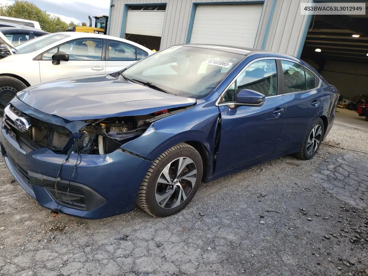 4S3BWAC63L3012949 2020 Subaru Legacy Premium