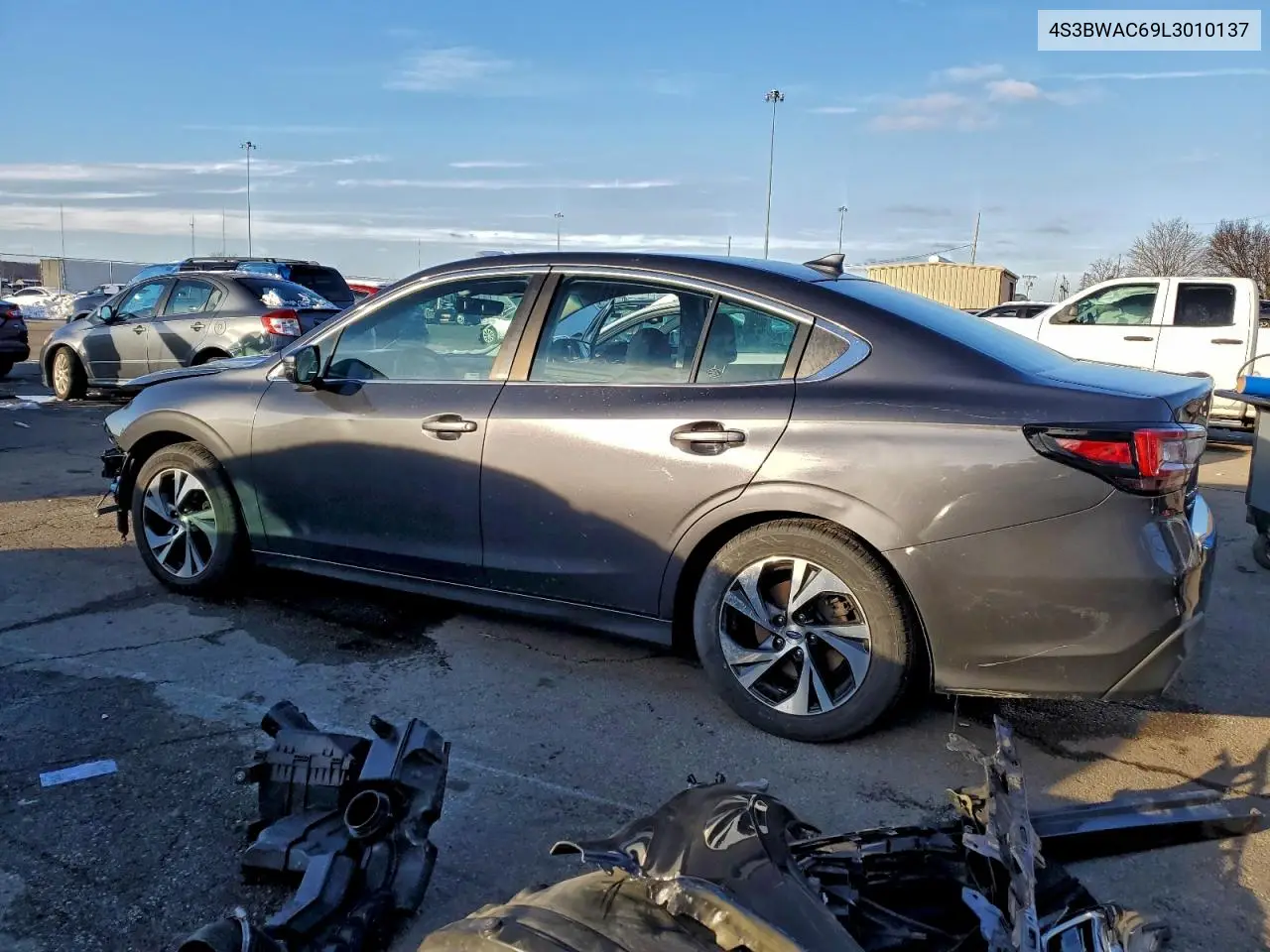 4S3BWAC69L3010137 2020 Subaru Legacy Premium
