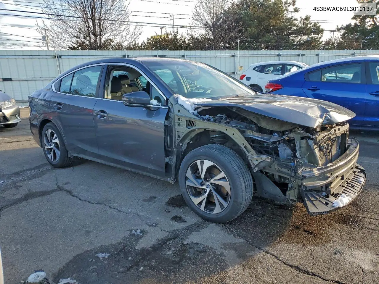 4S3BWAC69L3010137 2020 Subaru Legacy Premium