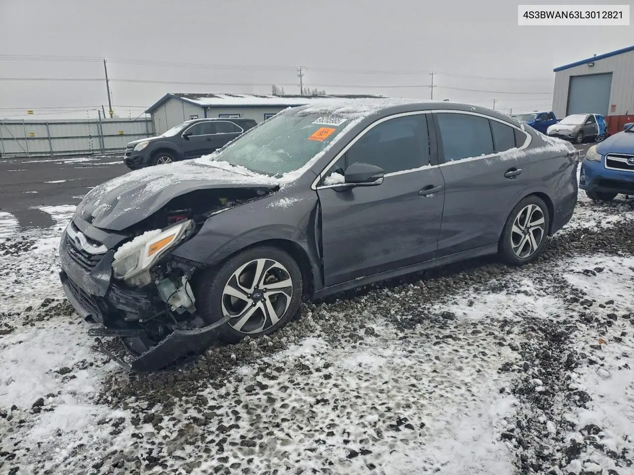 4S3BWAN63L3012821 2020 Subaru Legacy Limited
