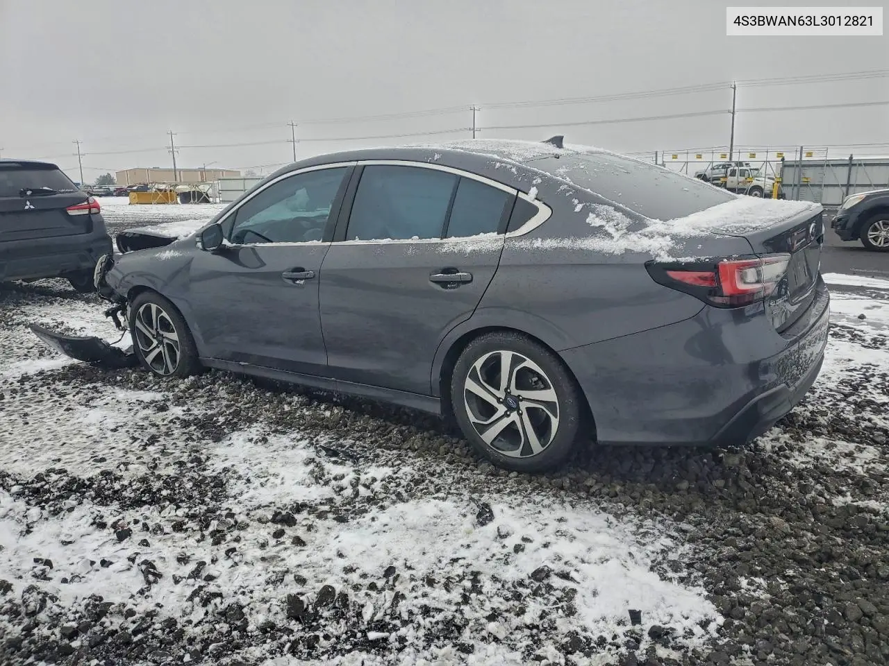 4S3BWAN63L3012821 2020 Subaru Legacy Limited