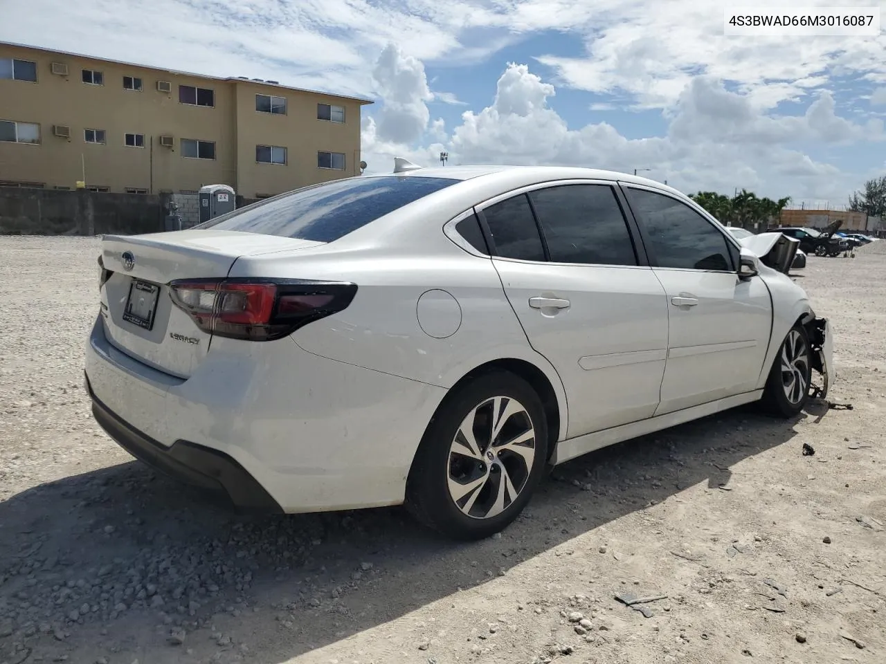 2021 Subaru Legacy Premium VIN: 4S3BWAD66M3016087 Lot: 69041044