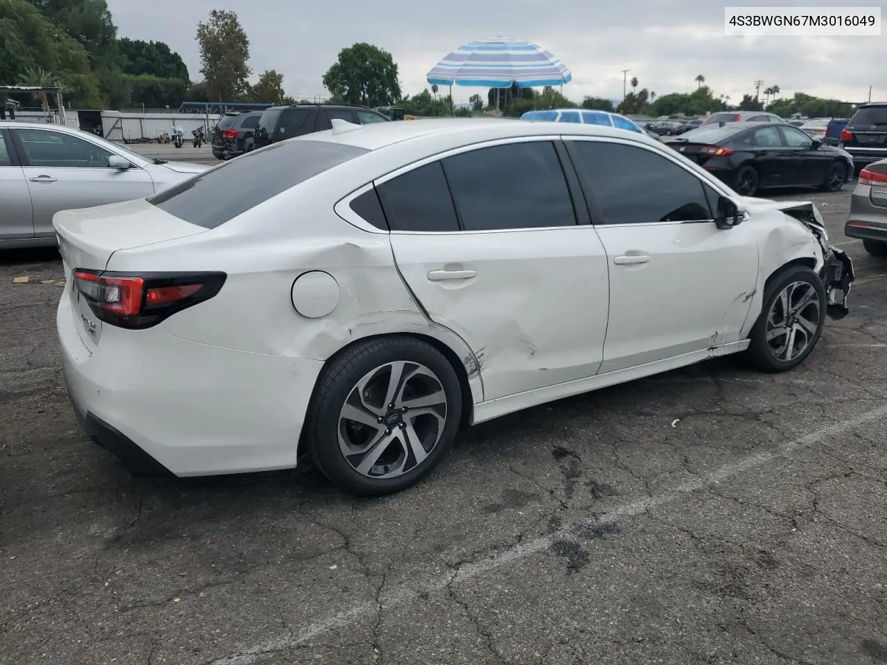 4S3BWGN67M3016049 2021 Subaru Legacy Limited Xt