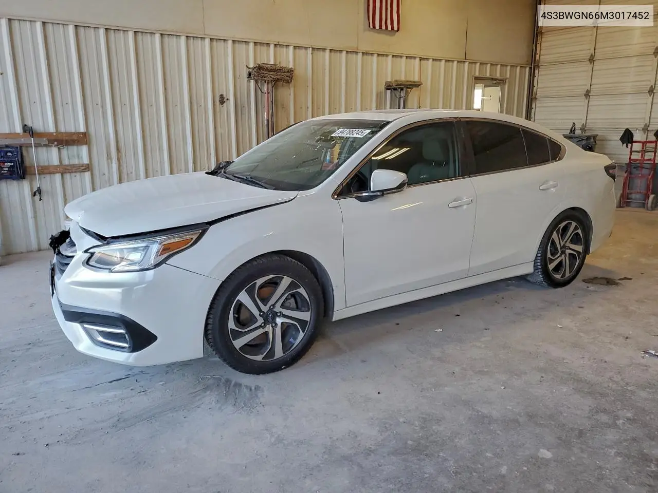 4S3BWGN66M3017452 2021 Subaru Legacy Limited Xt