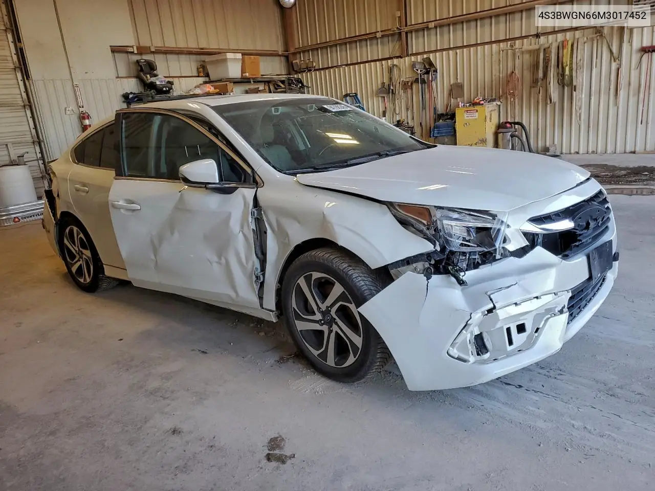 4S3BWGN66M3017452 2021 Subaru Legacy Limited Xt