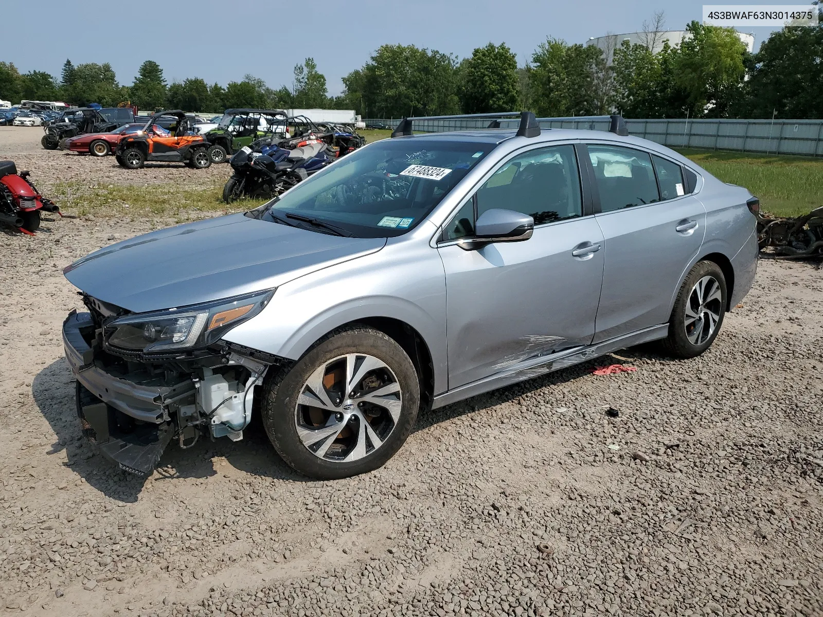 4S3BWAF63N3014375 2022 Subaru Legacy Premium