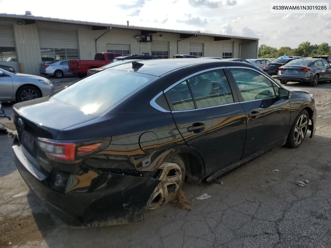 2022 Subaru Legacy Limited VIN: 4S3BWAM61N3019285 Lot: 70010844