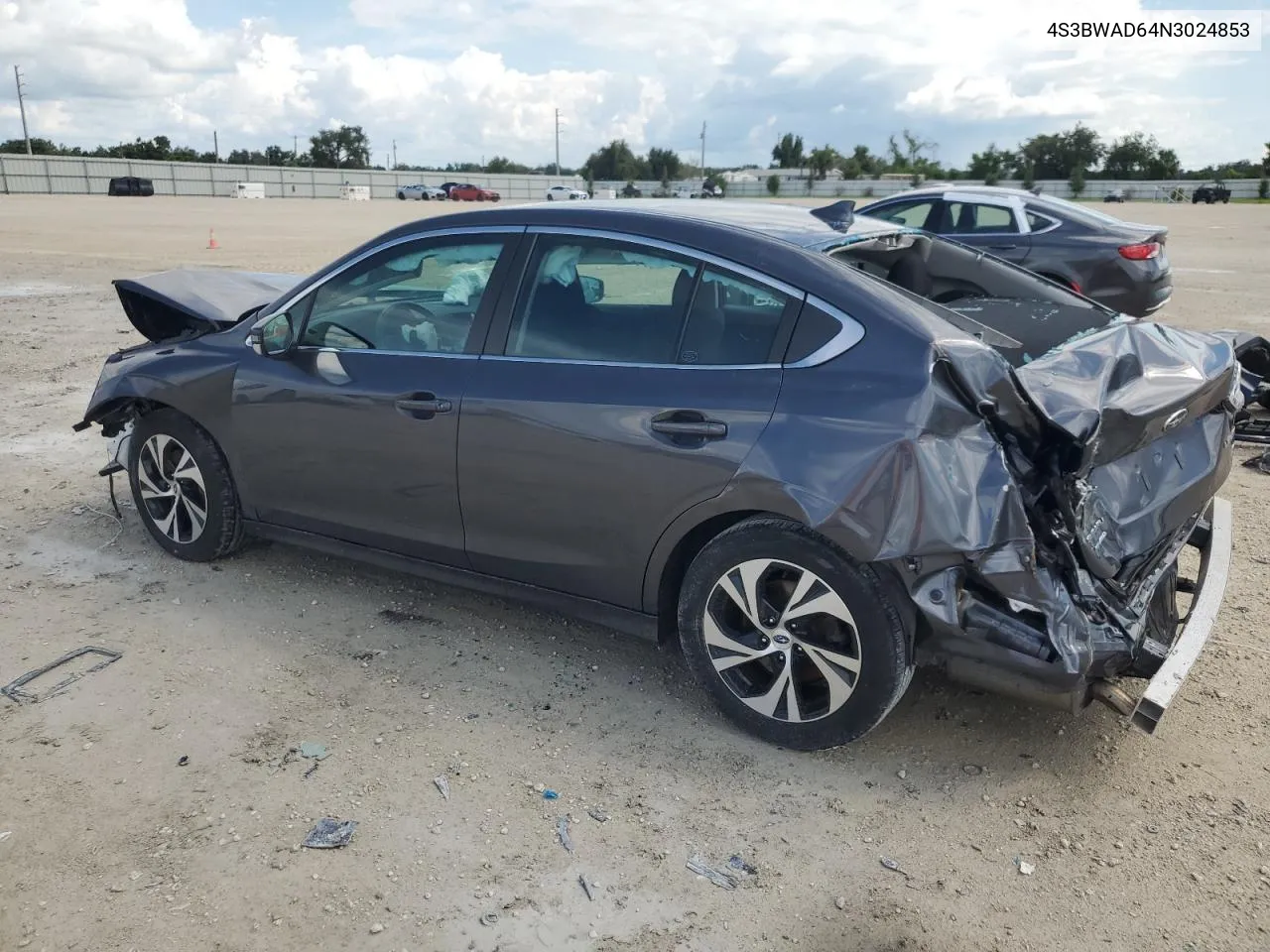 2022 Subaru Legacy Premium VIN: 4S3BWAD64N3024853 Lot: 70875704