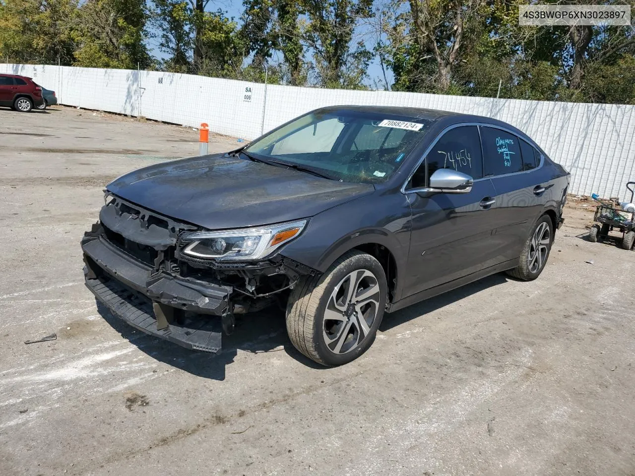 2022 Subaru Legacy Touring Xt VIN: 4S3BWGP6XN3023897 Lot: 70882124