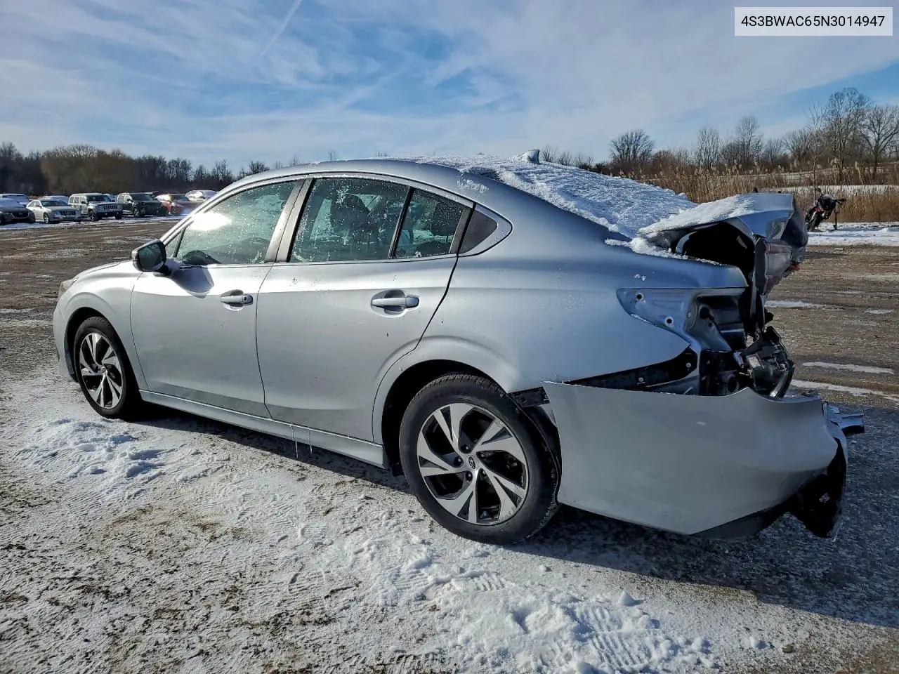 4S3BWAC65N3014947 2022 Subaru Legacy Premium