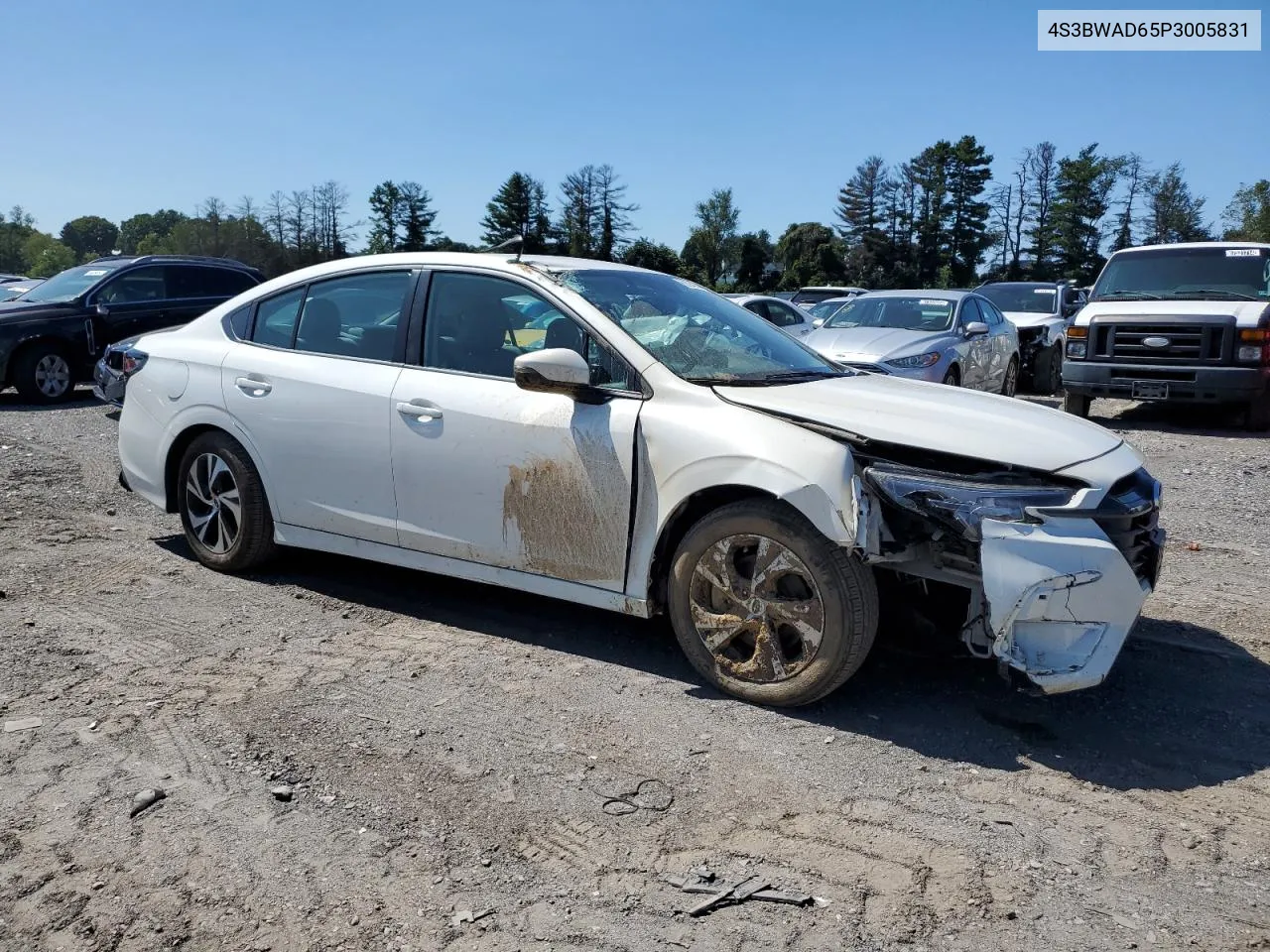 2023 Subaru Legacy Premium VIN: 4S3BWAD65P3005831 Lot: 69294884