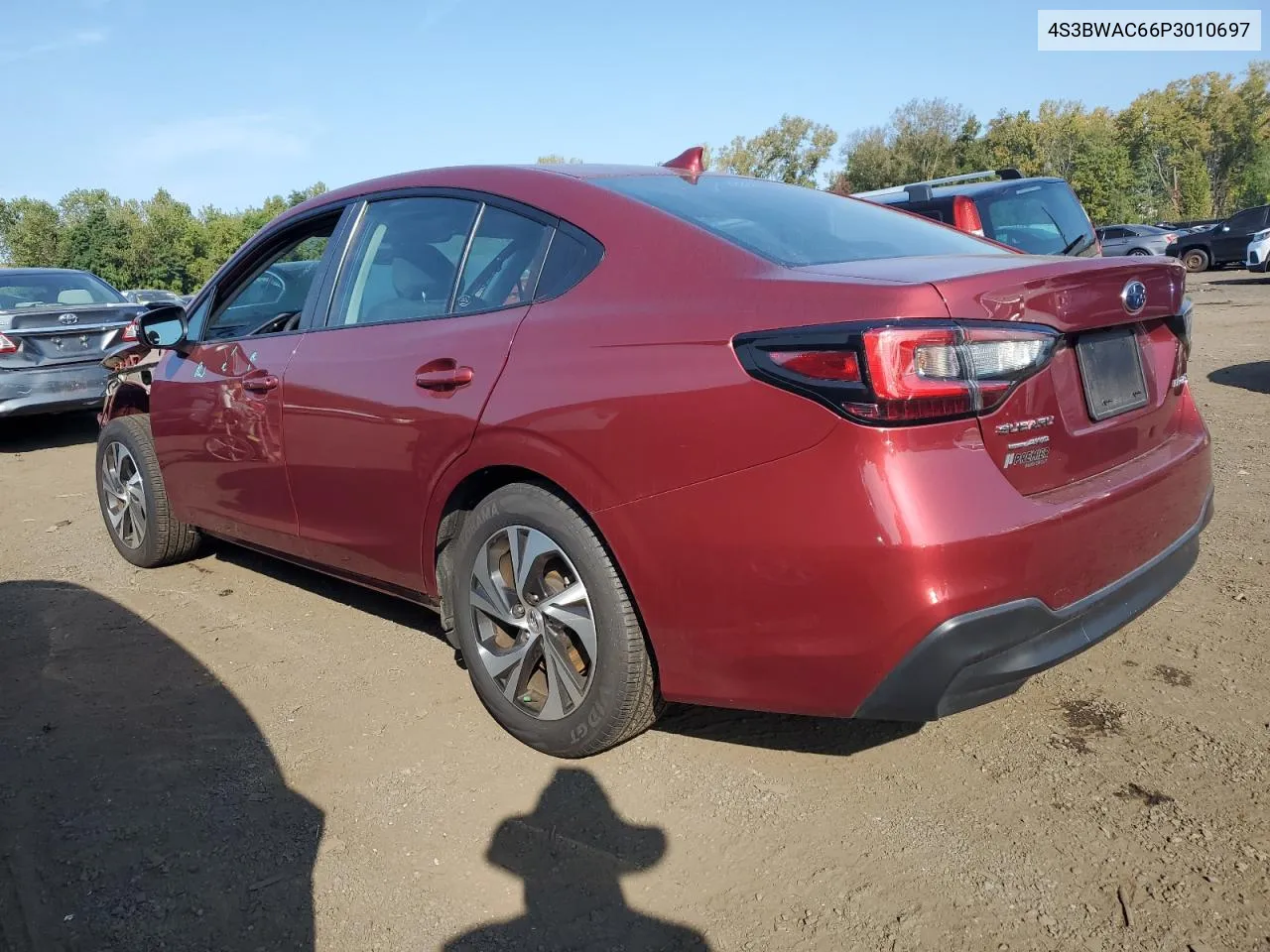 2023 Subaru Legacy Premium VIN: 4S3BWAC66P3010697 Lot: 70665484