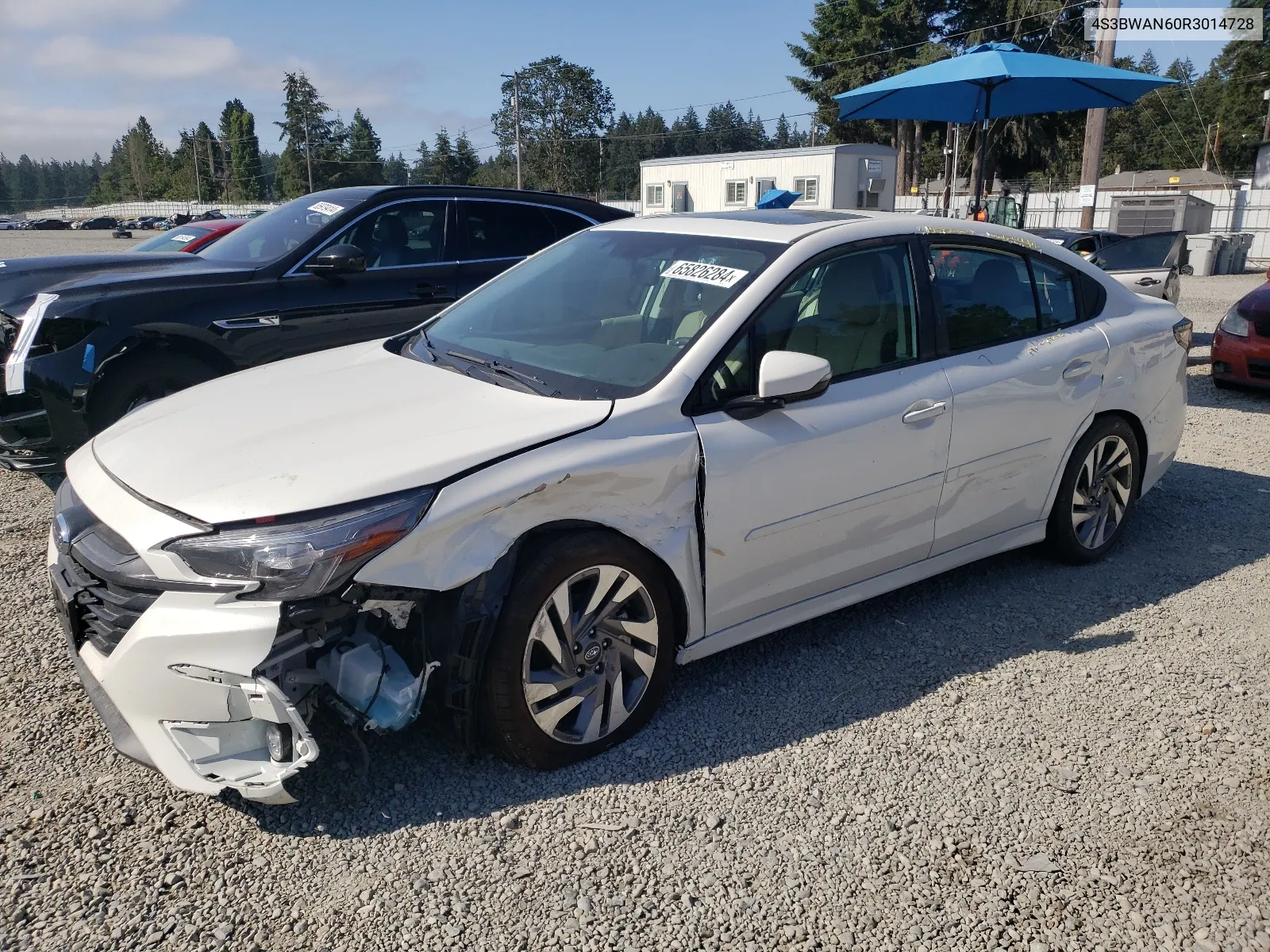 2024 Subaru Legacy Limited VIN: 4S3BWAN60R3014728 Lot: 65826284