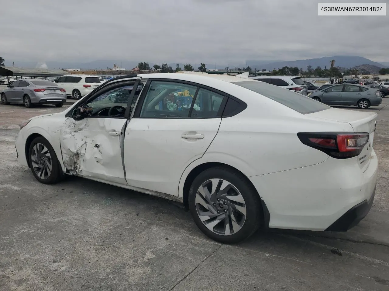 2024 Subaru Legacy Limited VIN: 4S3BWAN67R3014824 Lot: 72438684