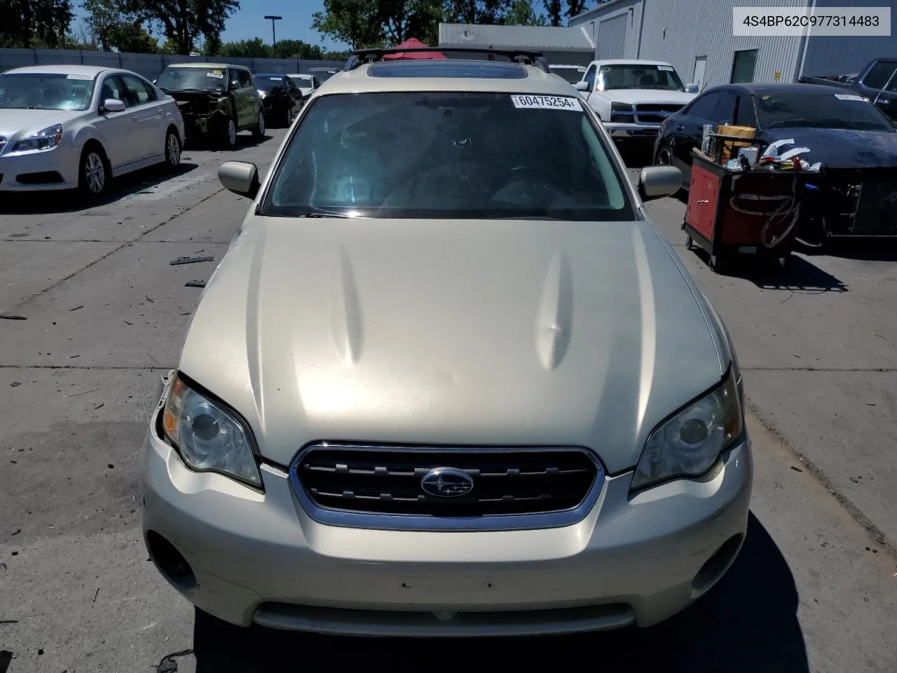 2007 Subaru Outback Outback 2.5I Limited VIN: 4S4BP62C977314483 Lot: 60475254