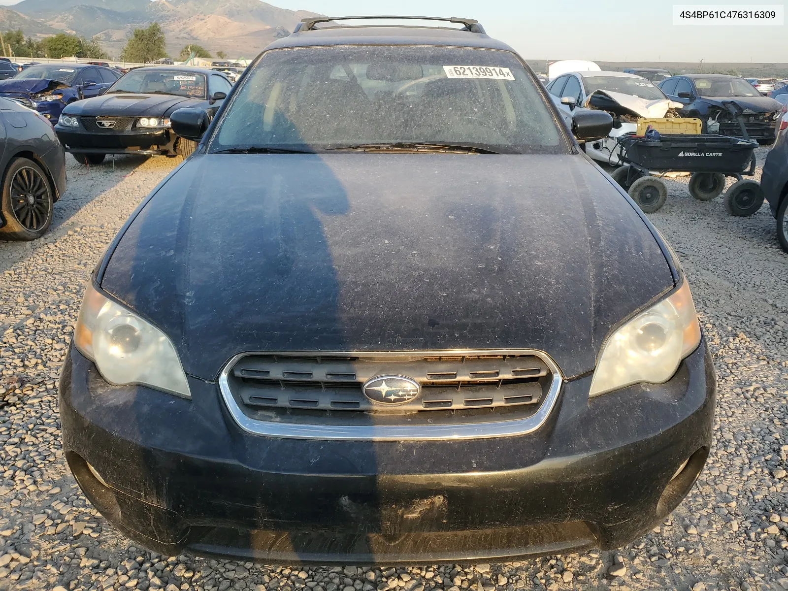 2007 Subaru Outback Outback 2.5I VIN: 4S4BP61C476316309 Lot: 62139914