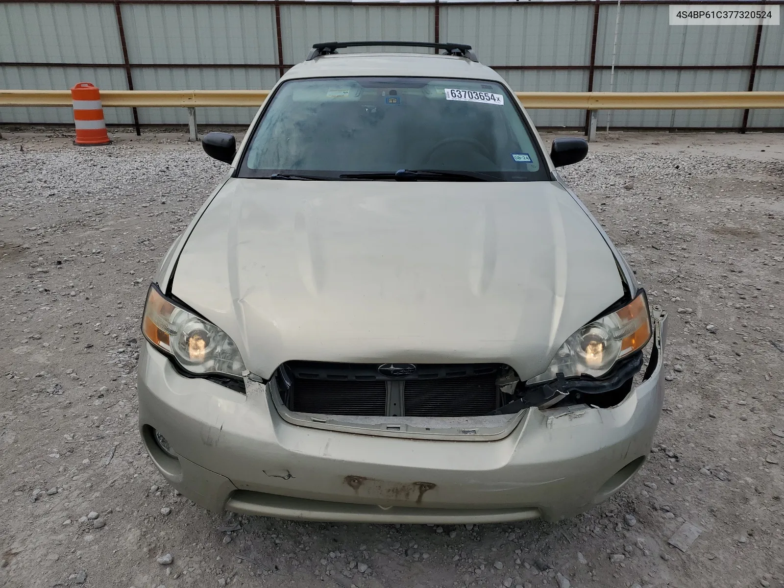 2007 Subaru Outback Outback 2.5I VIN: 4S4BP61C377320524 Lot: 63703654