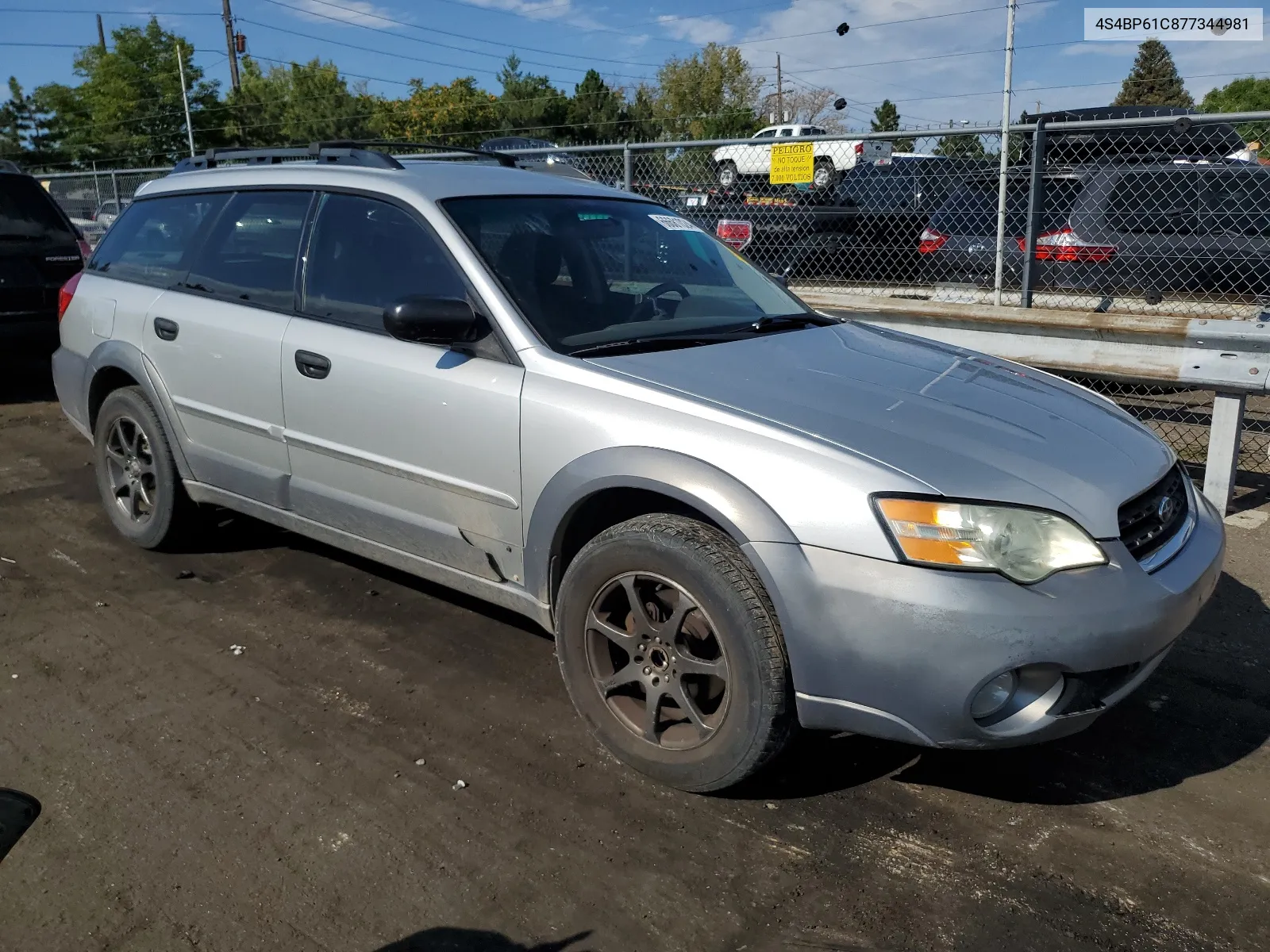 4S4BP61C877344981 2007 Subaru Outback Outback 2.5I