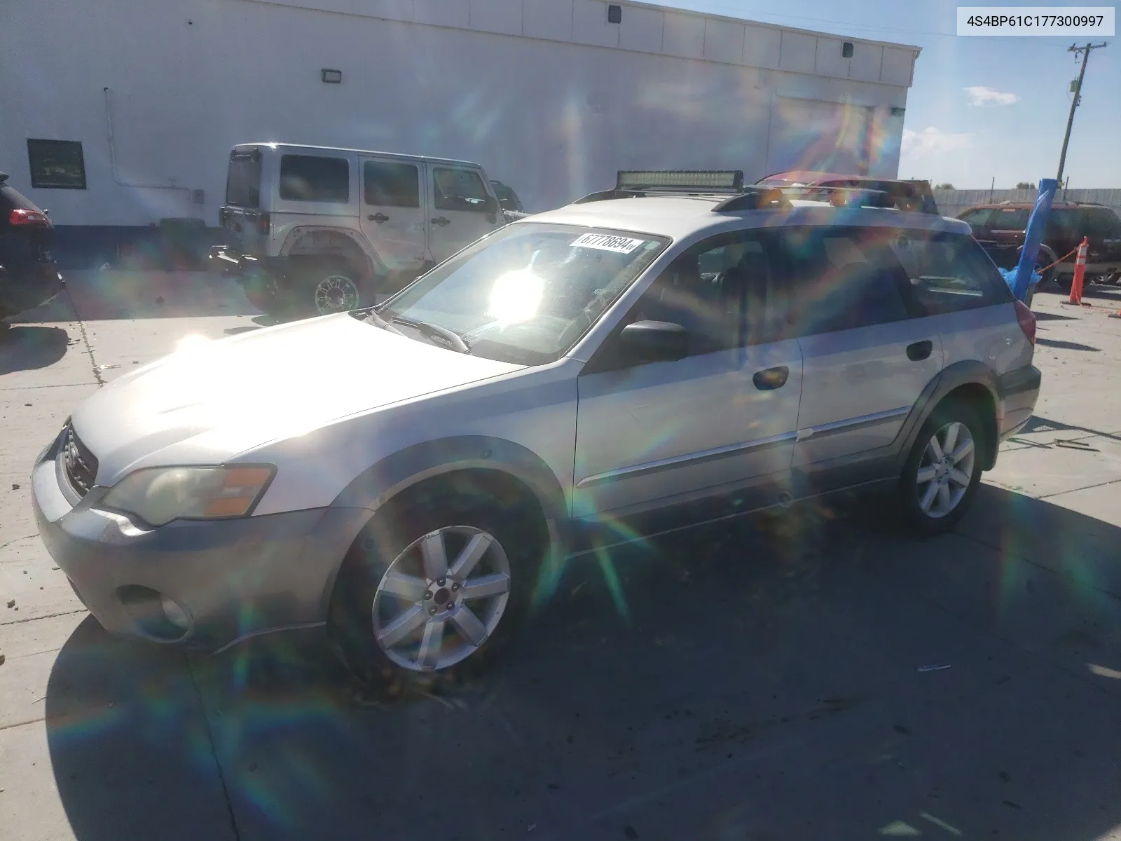 2007 Subaru Outback Outback 2.5I VIN: 4S4BP61C177300997 Lot: 67778694