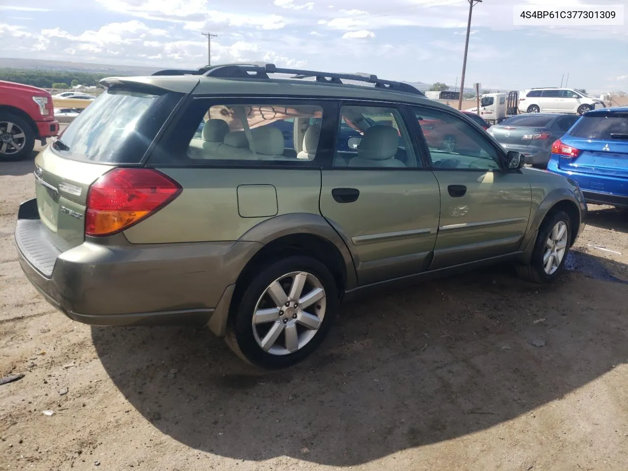 2007 Subaru Outback Outback 2.5I VIN: 4S4BP61C377301309 Lot: 69043324