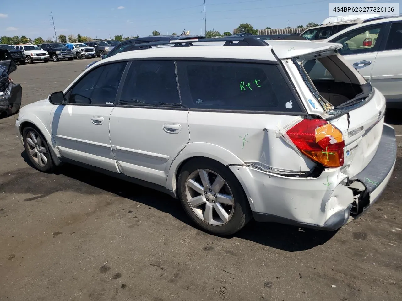 4S4BP62C277326166 2007 Subaru Outback Outback 2.5I Limited