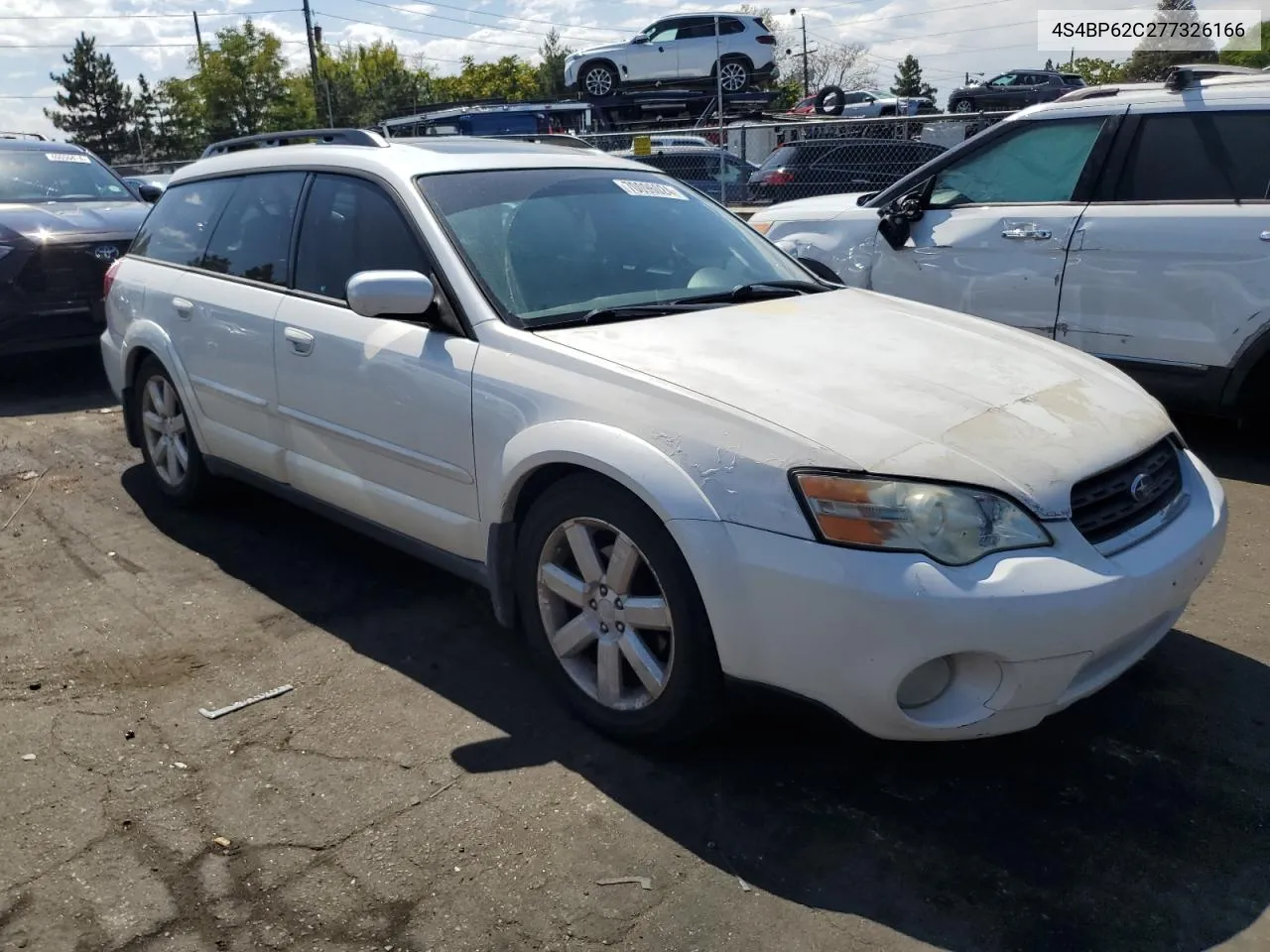 4S4BP62C277326166 2007 Subaru Outback Outback 2.5I Limited