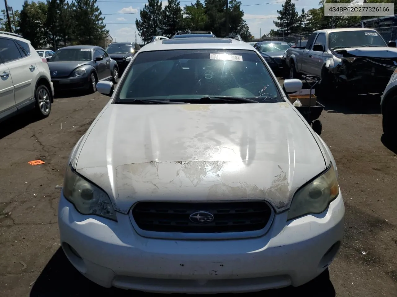 2007 Subaru Outback Outback 2.5I Limited VIN: 4S4BP62C277326166 Lot: 70064004