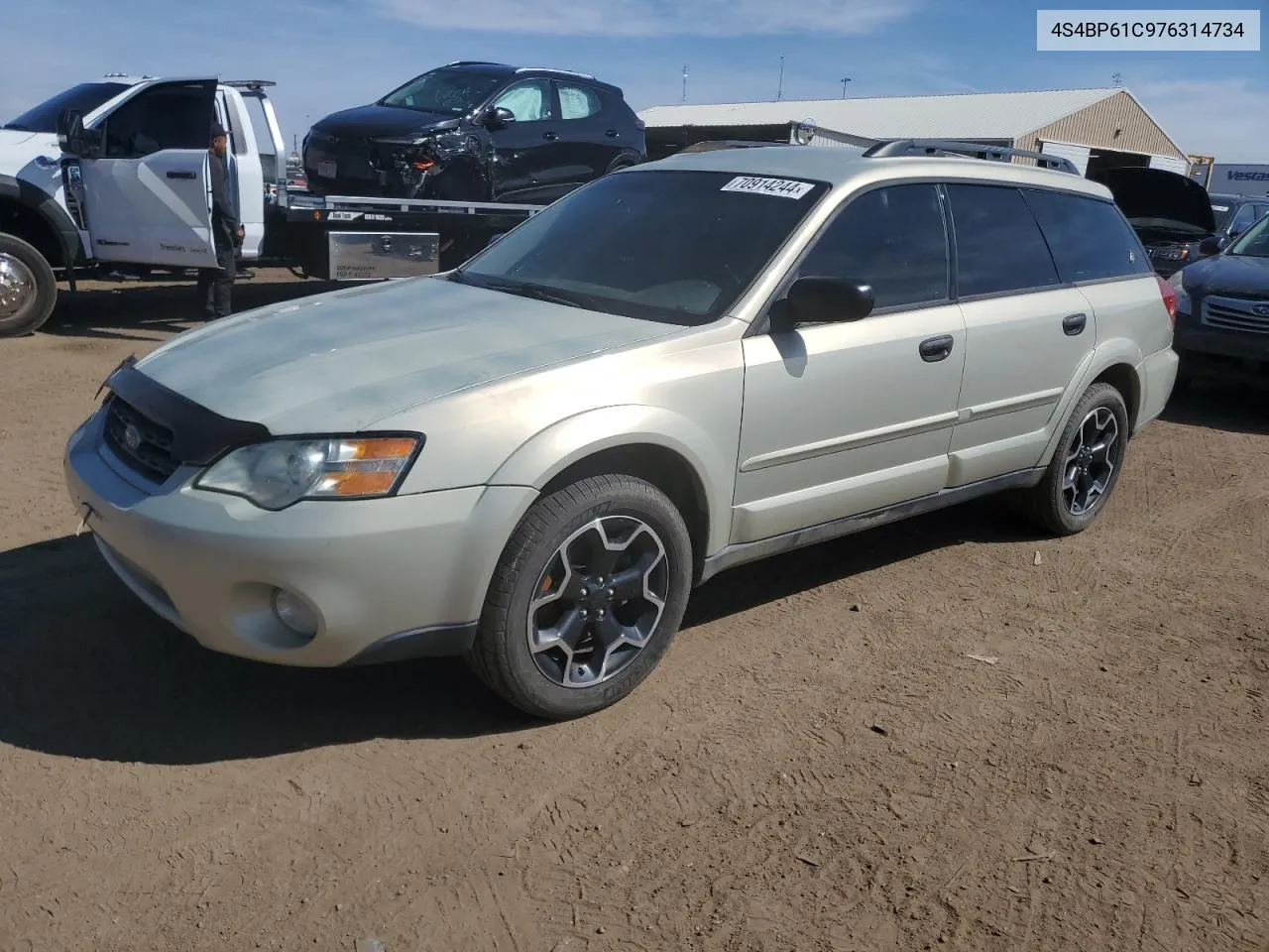 2007 Subaru Outback Outback 2.5I VIN: 4S4BP61C976314734 Lot: 70914244